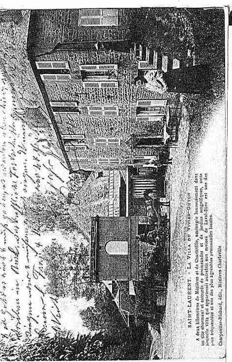 Ville de SAINTLAURENT Carte postale ancienne Ville de SAINTLAURENT Carte postale ancienne