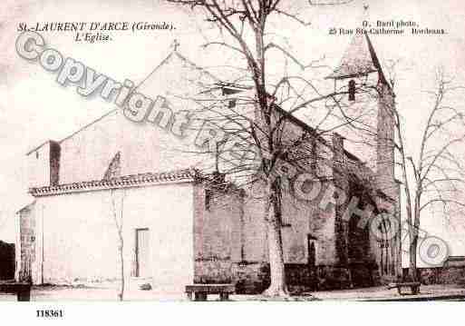 Ville de SAINTLAURENTD\'ARCE Carte postale ancienne