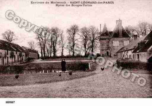 Ville de SAINTLEONARDDESPARCS Carte postale ancienne