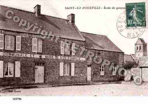 Ville de SAINTLOD\'OURVILLE Carte postale ancienne