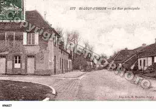 Ville de SAINTLOUPD\'ORDON Carte postale ancienne