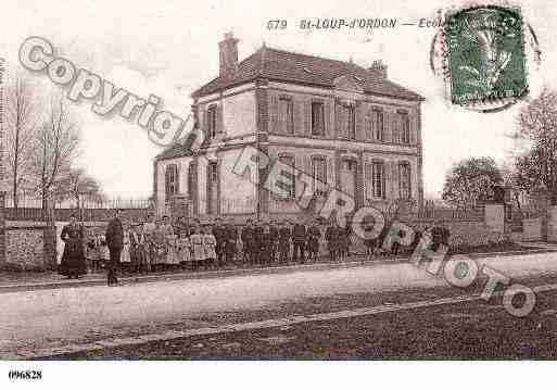 Ville de SAINTLOUPD\'ORDON Carte postale ancienne