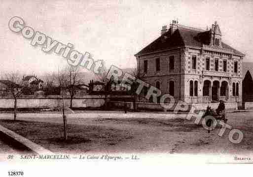 Ville de SAINTMARCELLIN Carte postale ancienne