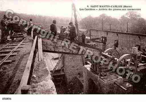 Ville de SAINTMARTIND\'ABLOIS Carte postale ancienne