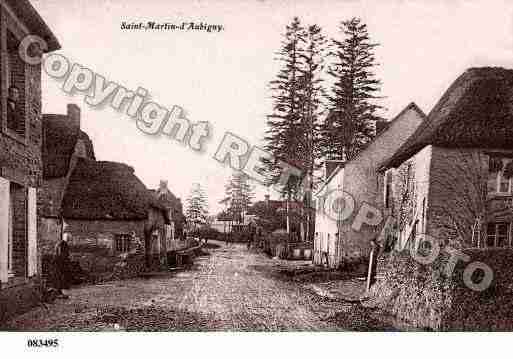 Ville de SAINTMARTIND\'AUBIGNY Carte postale ancienne