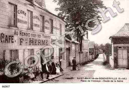 Ville de SAINTMARTINDEBOSCHERVILLE Carte postale ancienne Ville de SAINTMARTINDEBOSCHERVILLE Carte postale ancienne