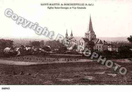 Ville de SAINTMARTINDEBOSCHERVILLE Carte postale ancienne