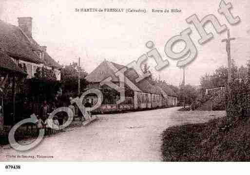 Ville de SAINTMARTINDEFRESNAY Carte postale ancienne Ville de SAINTMARTINDEFRESNAY Carte postale ancienne