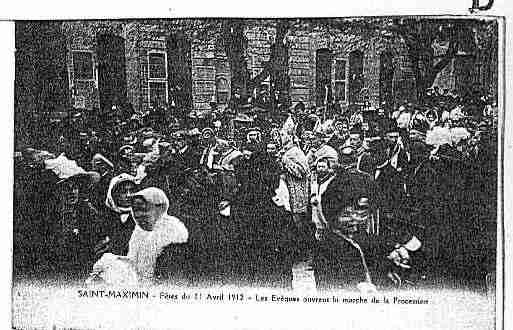 Ville de SAINTMAXIMIN Carte postale ancienne
