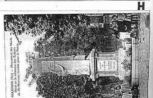 Ville de SAINTMAXIMIN Carte postale ancienne Ville de SAINTMAXIMIN Carte postale ancienne