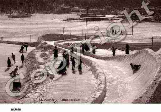 Ville de SAINTMORITZ Carte postale ancienne Ville de SAINTMORITZ Carte postale ancienne