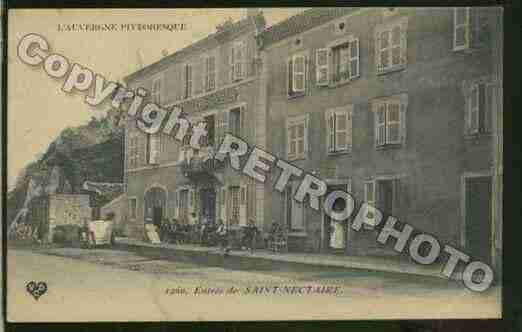 Ville de SAINTNECTAIRE Carte postale ancienne