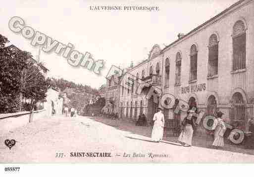 Ville de SAINTNECTAIRE Carte postale ancienne