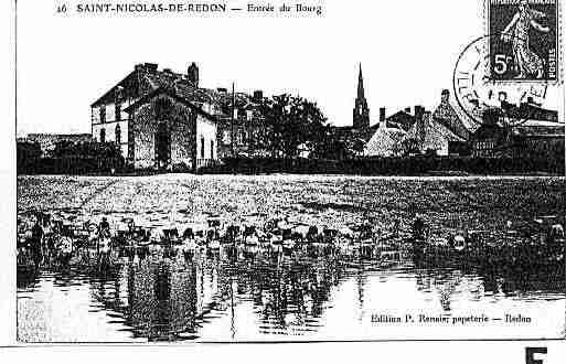 Ville de SAINTNICOLASDEREDON Carte postale ancienne