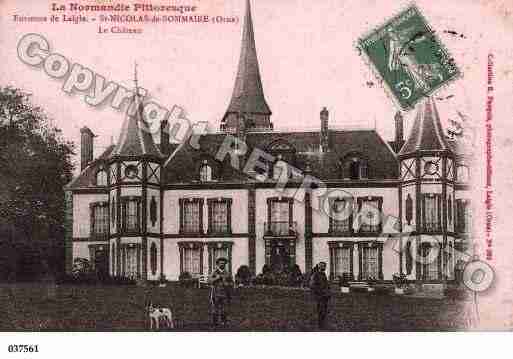 Ville de SAINTNICOLASDESOMMAIRE Carte postale ancienne Ville de SAINTNICOLASDESOMMAIRE Carte postale ancienne