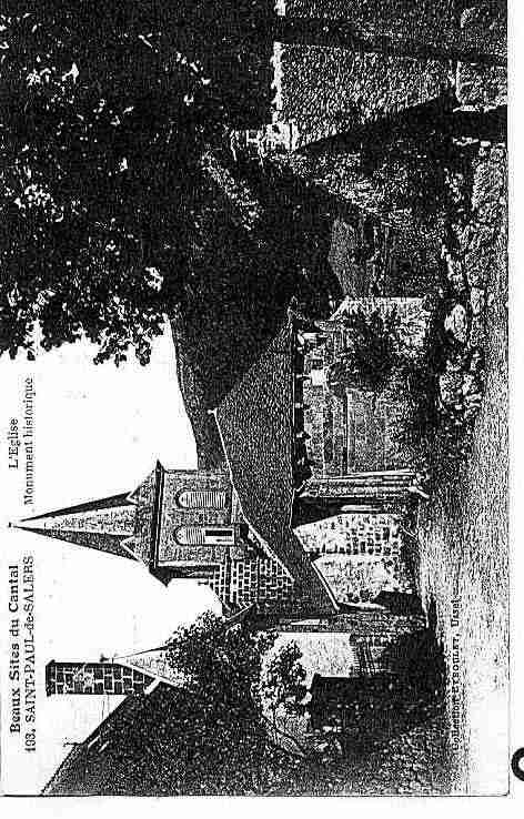 Ville de SAINTPAULDESALERS Carte postale ancienne