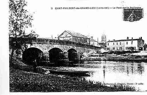 Ville de SAINTPHILBERTDEGRANDLIEU Carte postale ancienne