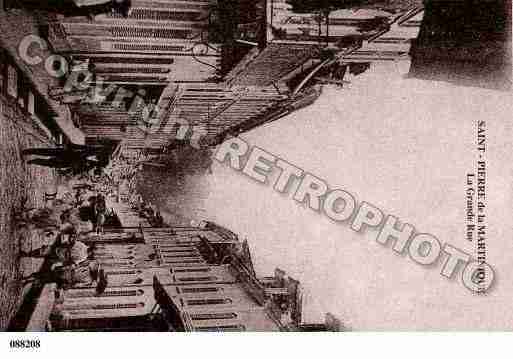 Ville de SAINTPIERRE Carte postale ancienne Ville de SAINTPIERRE Carte postale ancienne