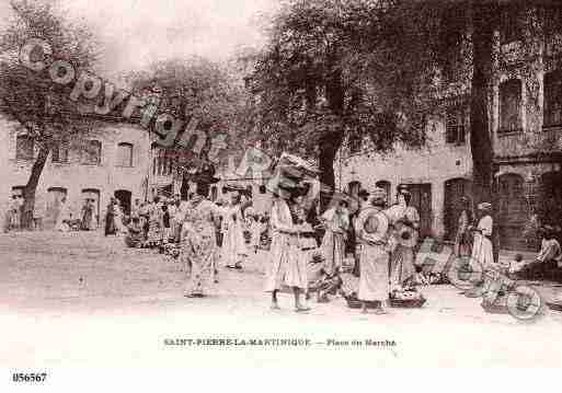 Ville de SAINTPIERRE Carte postale ancienne Ville de SAINTPIERRE Carte postale ancienne