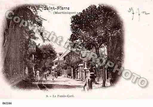 Ville de SAINTPIERRE Carte postale ancienne Ville de SAINTPIERRE Carte postale ancienne
