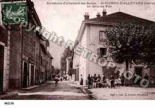 Ville de SAINTPIERRED\'ALLEVARD Carte postale ancienne