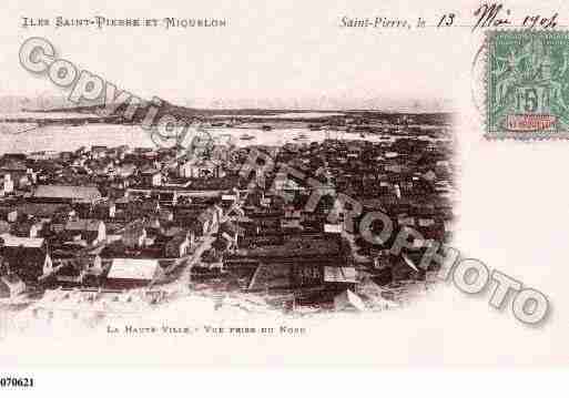 Ville de SAINTPIERREETMIQUELON Carte postale ancienne Ville de SAINTPIERREETMIQUELON Carte postale ancienne