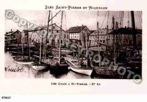 Ville de SAINTPIERREETMIQUELON Carte postale ancienne Ville de SAINTPIERREETMIQUELON Carte postale ancienne