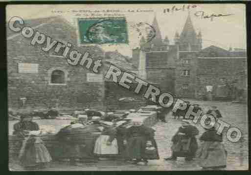 Ville de SAINTPOLDELEON Carte postale ancienne