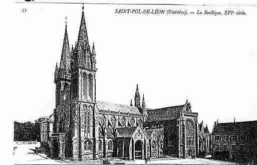 Ville de SAINTPOLDELEON Carte postale ancienne