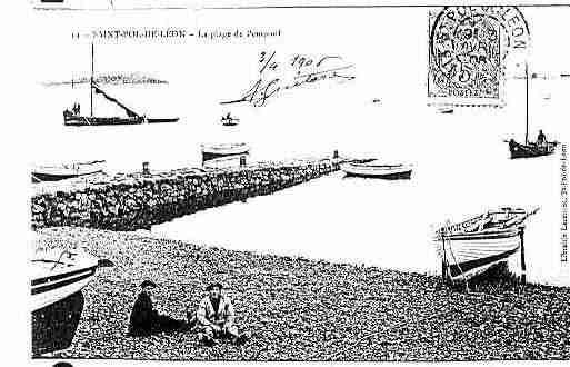Ville de SAINTPOLDELEON Carte postale ancienne