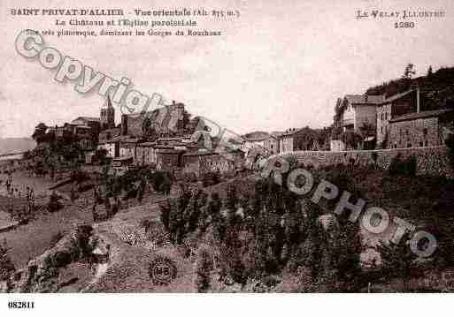 Ville de SAINTPRIVATD\'ALLIER Carte postale ancienne