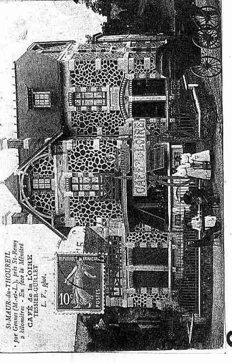 Ville de SAINTREMYENMAUGES Carte postale ancienne