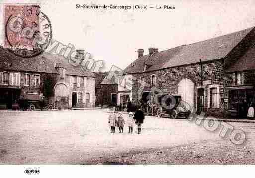 Ville de SAINTSAUVEURDECARROUGES Carte postale ancienne