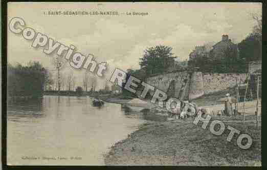 Ville de SAINTSEBASTIENSURLOIRE Carte postale ancienne