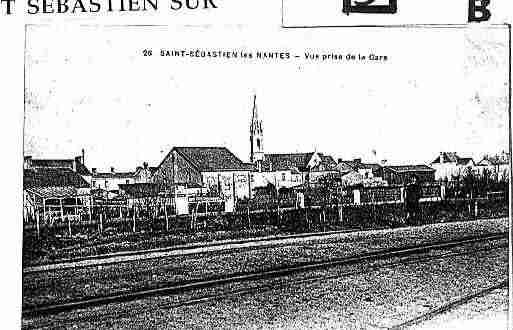 Ville de SAINTSEBASTIENSURLOIRE Carte postale ancienne