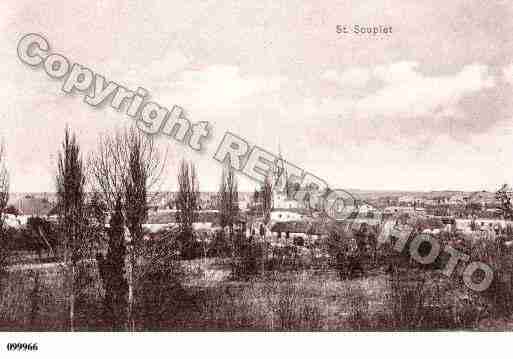 Ville de SAINTSOUPLETSURPY Carte postale ancienne