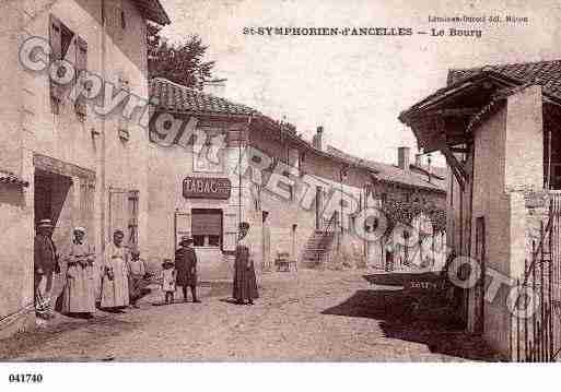 Ville de SAINTSYMPHORIEND'ANCELLES Carte postale ancienne