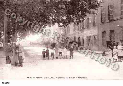 Ville de SAINTSYMPHORIEND\'OZON Carte postale ancienne