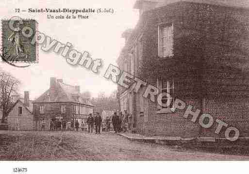 Ville de SAINTVAASTDIEPPEDALLE Carte postale ancienne Ville de SAINTVAASTDIEPPEDALLE Carte postale ancienne