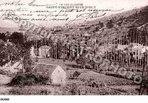 Ville de SAINTVINCENTRIVED\\\'OLT Carte postale ancienne Ville de SAINTVINCENTRIVED\\\'OLT Carte postale ancienne