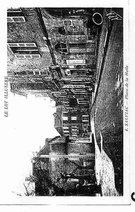 Ville de SALVIAC Carte postale ancienne