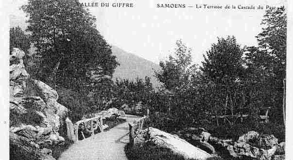 Ville de SAMOENS Carte postale ancienne