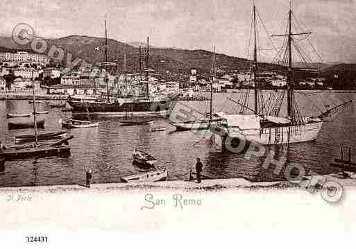Ville de SANREMO Carte postale ancienne