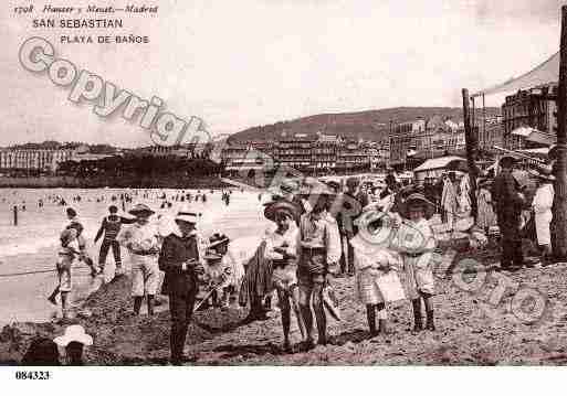 Ville de SANSEBASTIAN Carte postale ancienne Ville de SANSEBASTIAN Carte postale ancienne