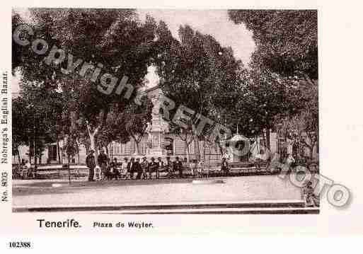 Ville de SANTACRUZDETENERIFE Carte postale ancienne Ville de SANTACRUZDETENERIFE Carte postale ancienne