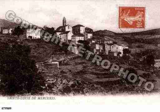 Ville de SANTALUCIADIMERCURIO Carte postale ancienne