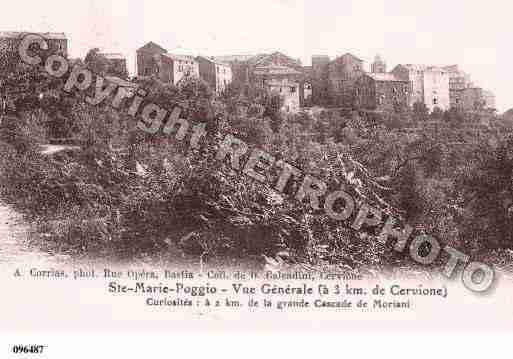 Ville de SANTAMARIAPOGGIO Carte postale ancienne