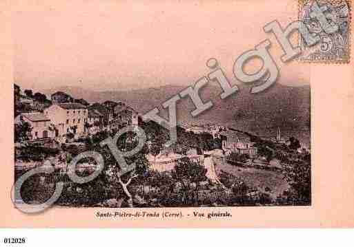 Ville de SANTOPIETRODITENDA Carte postale ancienne