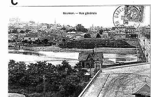 Ville de SAUMUR Carte postale ancienne