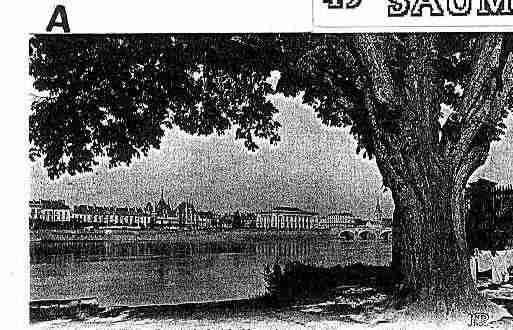 Ville de SAUMUR Carte postale ancienne